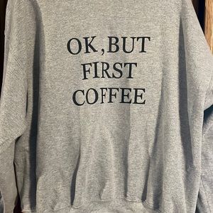 Grey Print Sweatshirt